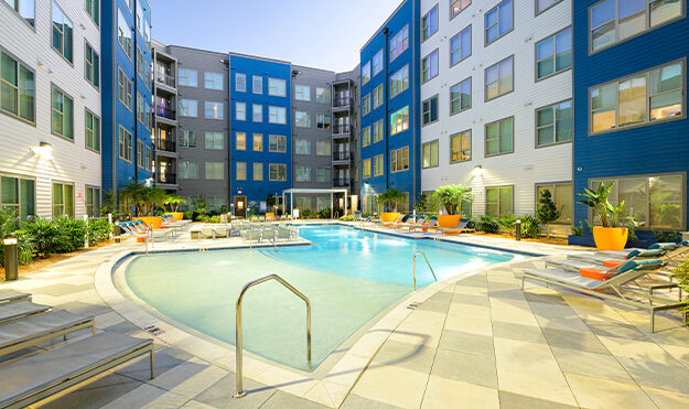 Swimming Pool With Sun Shelf