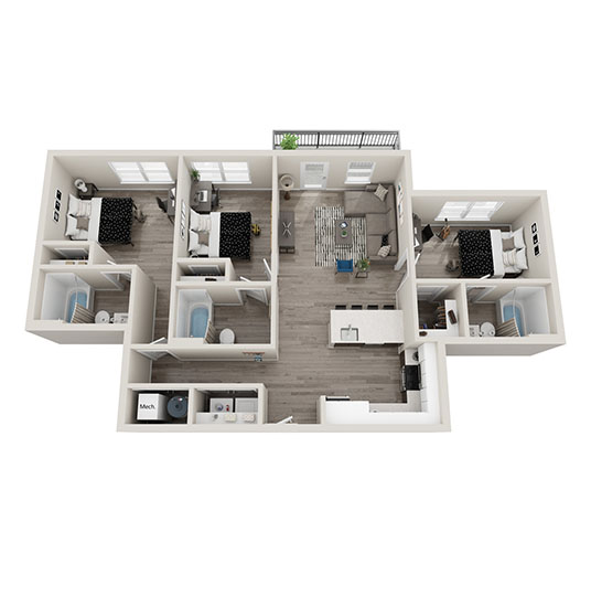 The Cove Rendering