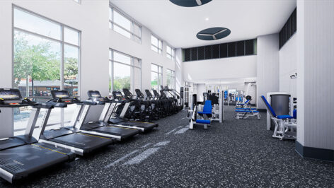 Legacy at The Standard Fitness Center Render