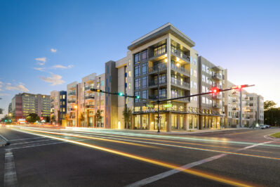 Student housing building exterior