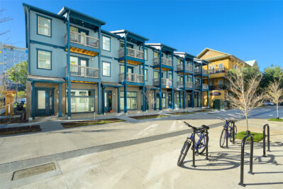 Student housing building exterior