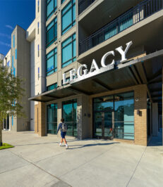 Legacy at the Standard front entrance