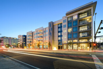 Student housing building exterior