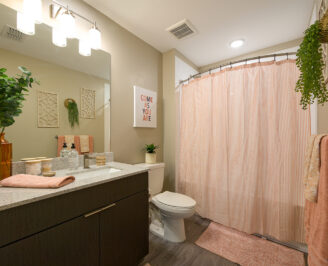 Bathroom with a bathtub
