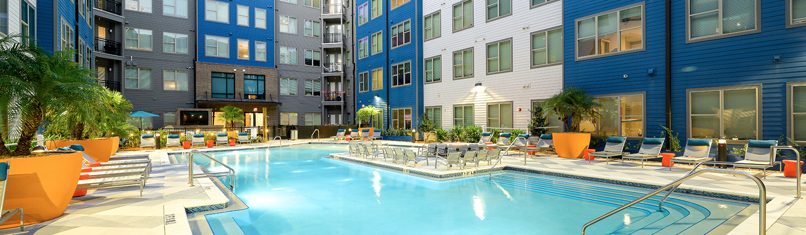 Resort style pool