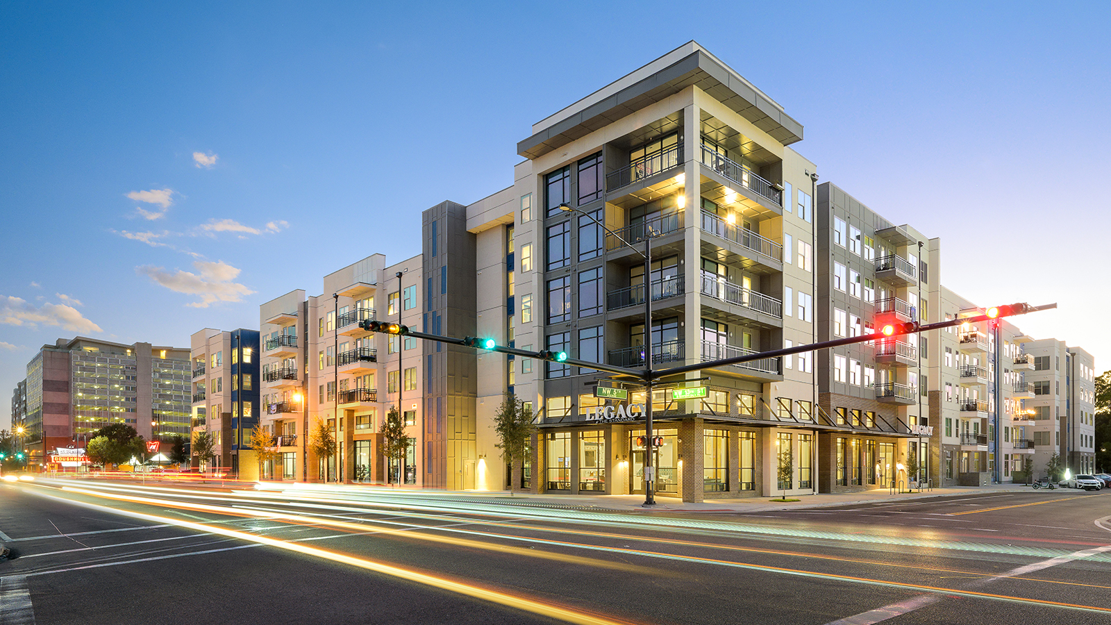 Student housing building exterior