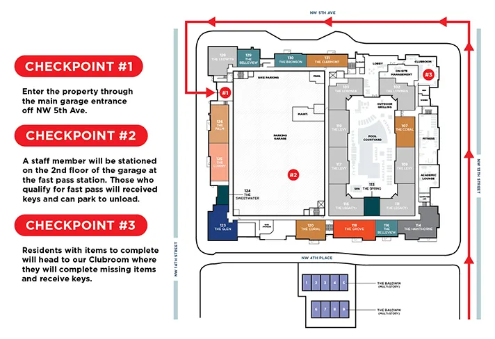 Move In map