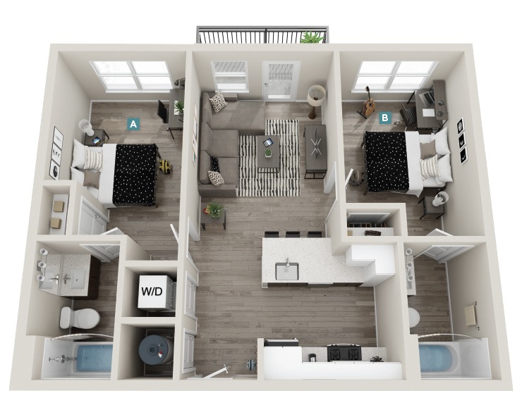The Belleview - B1 Floor plan