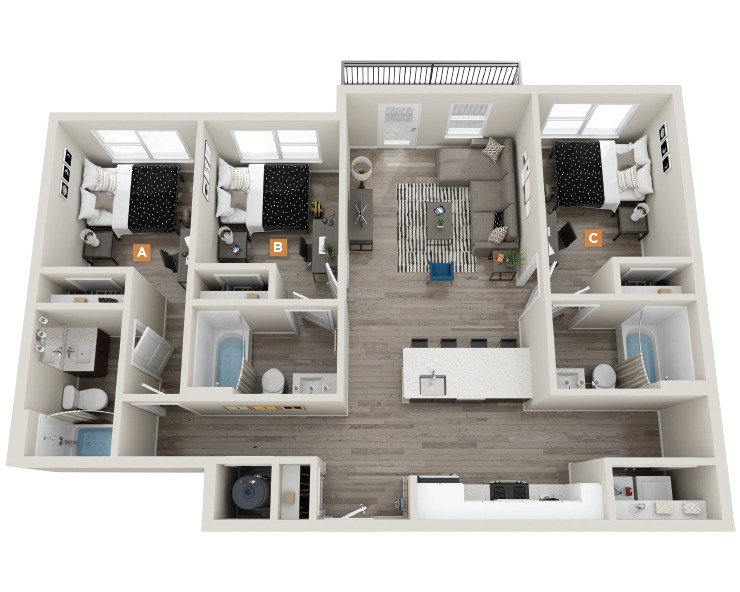The Coral - C3 Floor plan