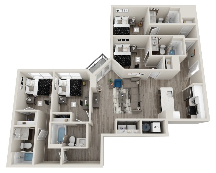 The Lowman Floor plan